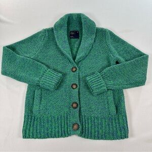 American Eagle Chunky Sweater Women’s XL Knit Shawl Collar Cardigan Sweater Y2K